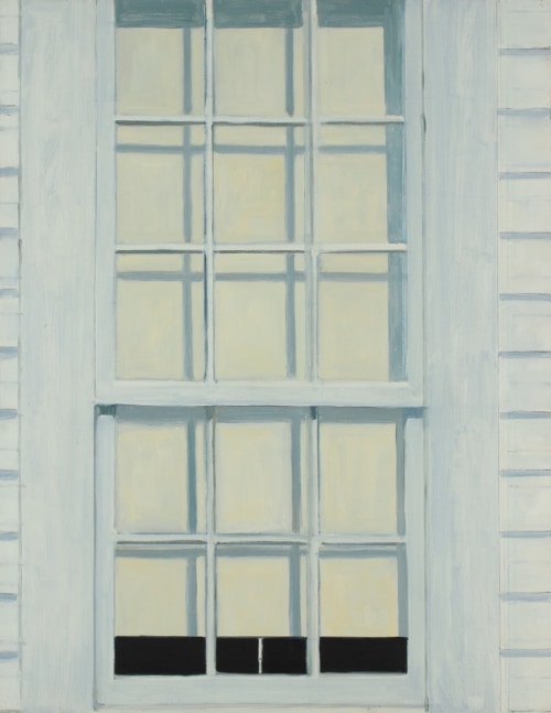 Window, Saint&amp;#39;s Refuge, 1983, oil on Masonite, 21 3/4 x 16 7/8 inches
