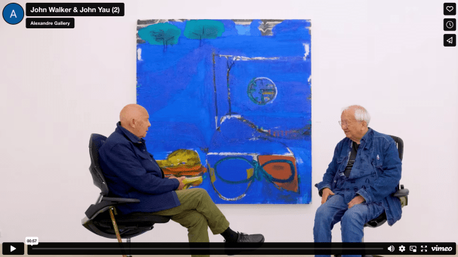 John Walker in conversation with John Yau: Structure of painting