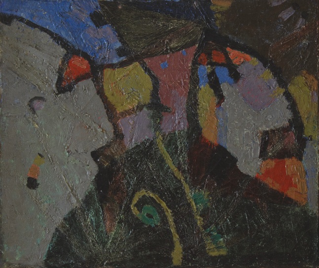 Abstraction, 1914-17, oil on canvas, 18 x 22 inches. Private Collection.