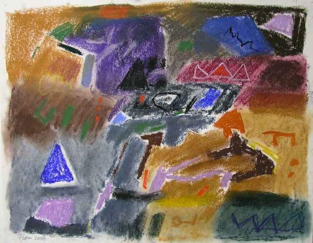 September Song, 2000, pastel on paper, 11 x 14 inches
