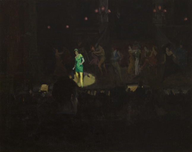 Babette (Burlesque), 1912, oil on canvas, 30 1/4 x 38 1/4 inches