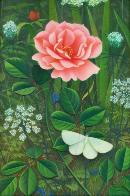 Shadow of Turning, 2023, oil on linen stretched over wood panel 9 x 6 inches