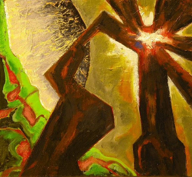 Accretion, 2006, oil on panel, 20 1/2 x 22 1/2 inches