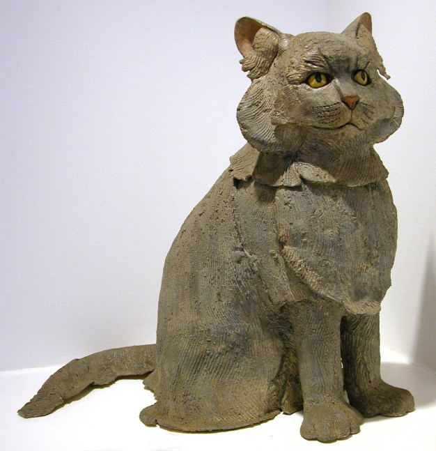 Anne Arnold, Ishmael, 1982, fired and painted clay, 16 3/4 x 15 x 18 inches