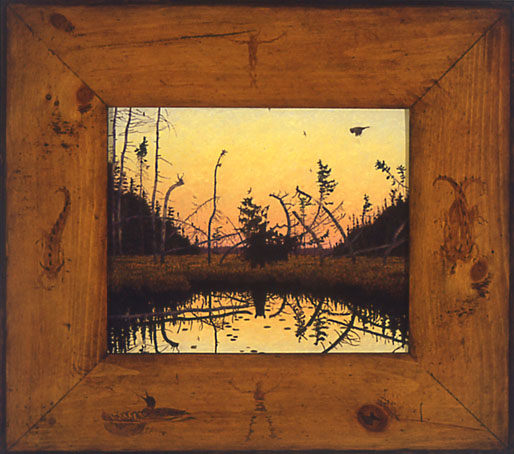 Nin Babamitam, 2005, oil on rag board, 18 x 16&amp;nbsp;