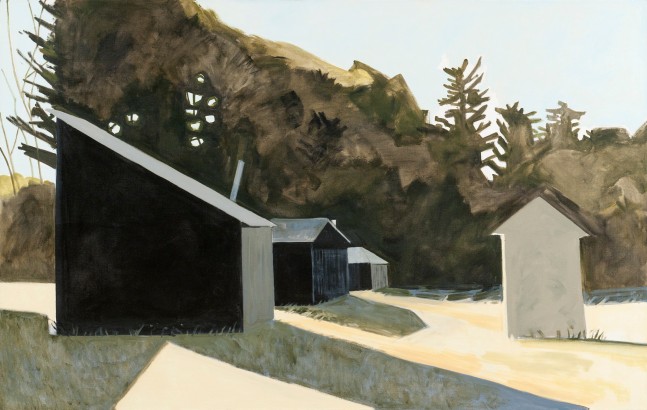 Blaisey&amp;#39;s Shacks, 2003, oil on linen, 38 x 60 inches