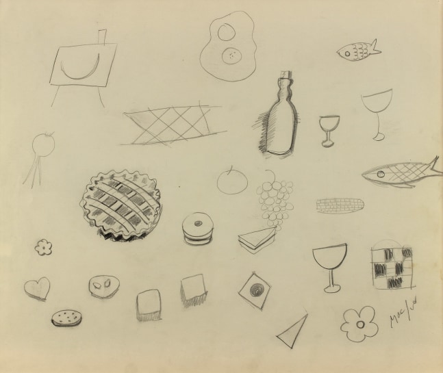 Untitled (Sketchbook),&amp;nbsp;pencil on paper, 16 3/4 x 14 inches