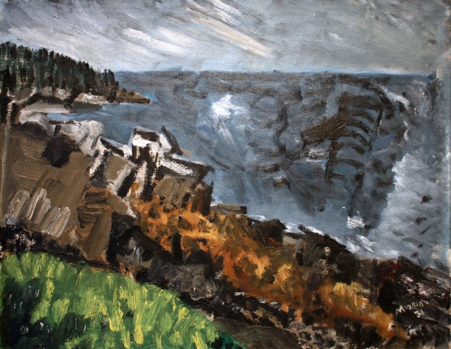John Marin,&amp;nbsp;Seascape, Maine, 1931, oil on canvas, 22 x 28 inches