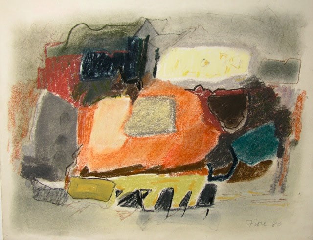 Untitled, 1980, pastel on paper, 11 x 14 inches