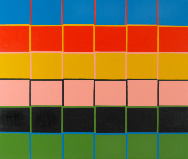 Stephen Westfall, My Beautiful Launderette, 2008, oil on canvas, 30 x 36 inches