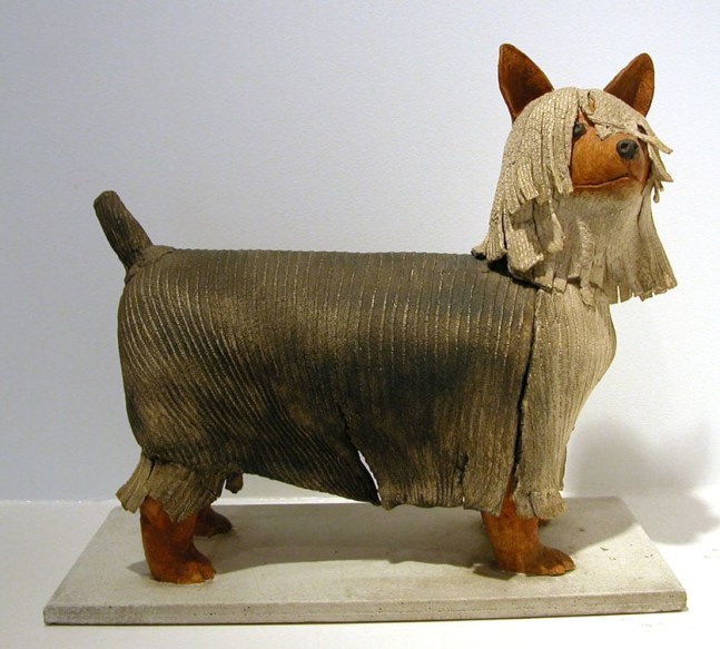 Anne Arnold, Silky (Australian Silky Terrier),&amp;nbsp;1978, stoneware (painted terra cotta, unique), 15 3/4 x 17 x 8 1/2 inches