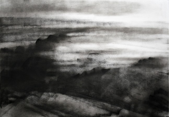 Emily Nelligan,&amp;nbsp;25 Sept 08, 2008, charcoal on paper, 7 1/4 x 10 1/2 inches