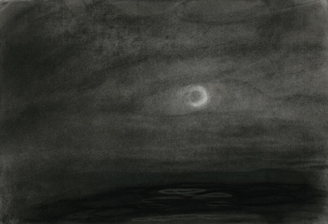 Emily Nelligan,&amp;nbsp;4 AUG 98 (1), 1998 charcoal on paper, 7 1/4 x 10 1/2 inches