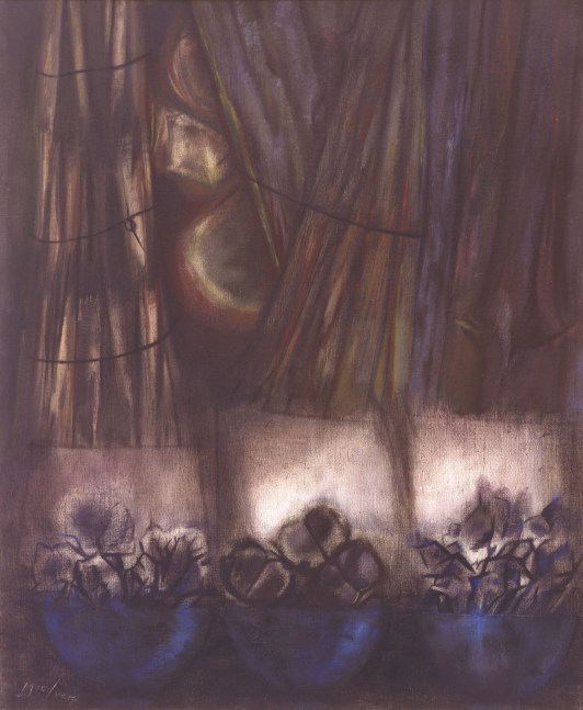 Coal and Wood, 1954, oil on canvas, 21 1/2 x 18 1/4 inches