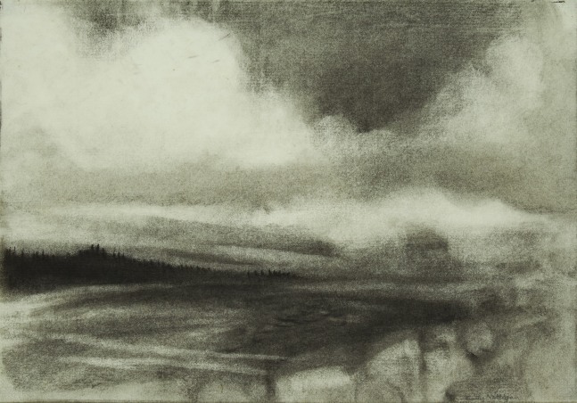 6.81 (3), 1981, charcoal on paper, 7 1/4 x 10 3/8 inches