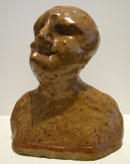 William King, New Teeth, 1973, glazed ceramic, 9 1/4 inches high
