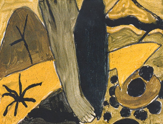 Untitled from Sketchbook &amp;quot;E&amp;quot;, ca 1940&amp;ndash;46, watercolor and gouache on paper, 3 x 4 inches