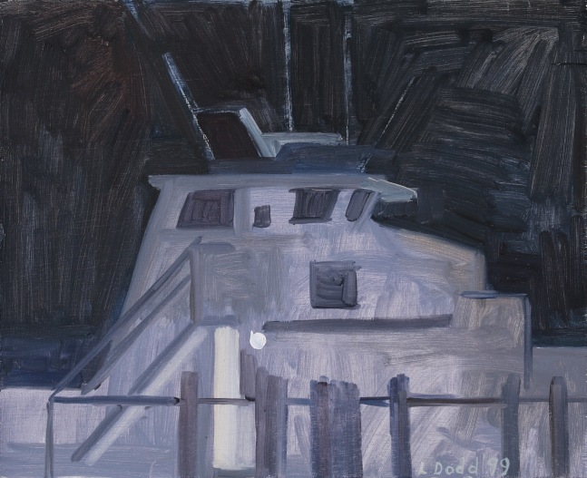 Vinalhaven Ferry, 1999, oil on Masonite, 9 x 11 inches