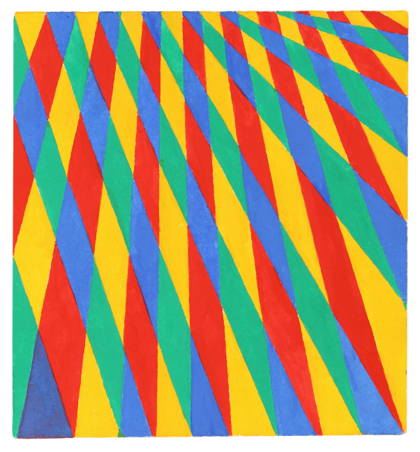 Light Web, 2020, gouache on paper, 11 7/8 x 10 7/8 inches