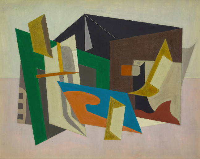Stuart Davis, Egg Beater No. 1, 1927, gouache on board, 14 1/4 x 17 7/8 inches
