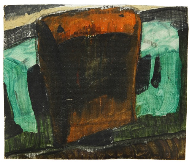 Untitled (Coal Carrier), 1930, gouache on wove paper, 3 3/4 x 4 1/2 inches.&amp;nbsp;Terry Dintenfass, Inc., New York.
