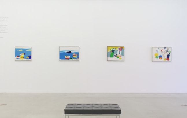 Edith Schloss: Blue Italian Skies Above Installation View