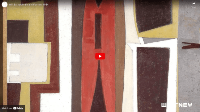 Will Barnet, Male and Female, 1954

Whitney Museum of American Art