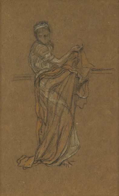 James Abbot Whistler, The Dancing Girl, 1868-70, pastel on paper, 11 x 7 inches