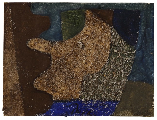 Untitled (Sea and Sand), 1943 mixed media, 3 x 4 inches.&amp;nbsp;Terry Dintenfass, Inc., New York.
