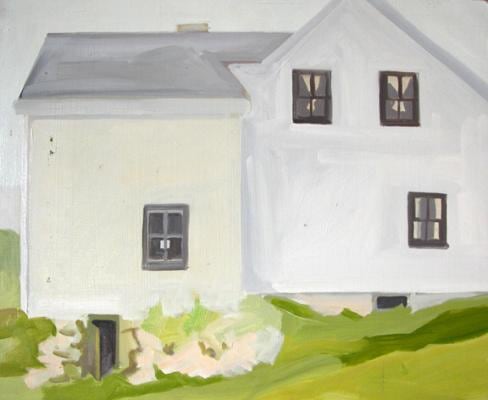 Our House, 1969, oil on Masonite, 16 x 19 1/2 inches