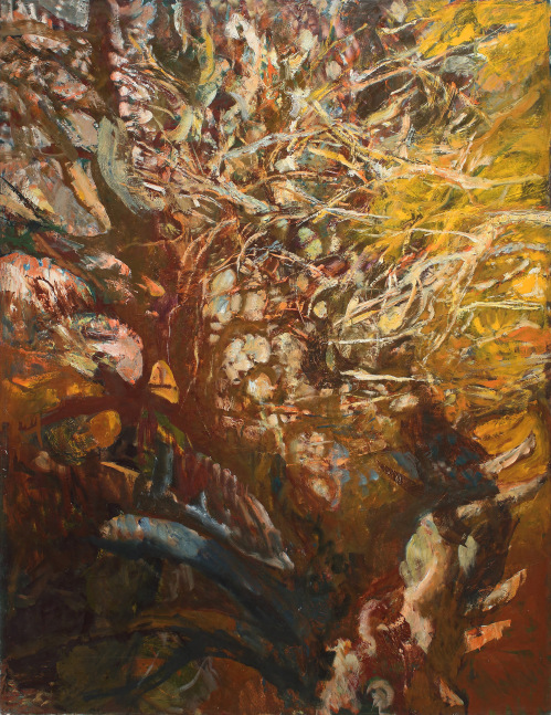Untitled (Lubec Woods),&amp;nbsp;ca. 1975, oil on canvas, 72 x 55 inches