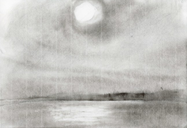 Emily Nelligan,&amp;nbsp;9 AUG 07, 2007 charcoal on paper, 7 1/4 x 10 1/2 inches