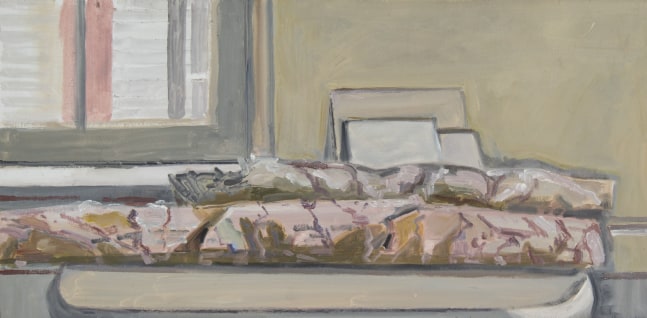 Studio Still Life, 2023, oil on wood panel, 7 7/8 x 16 inches