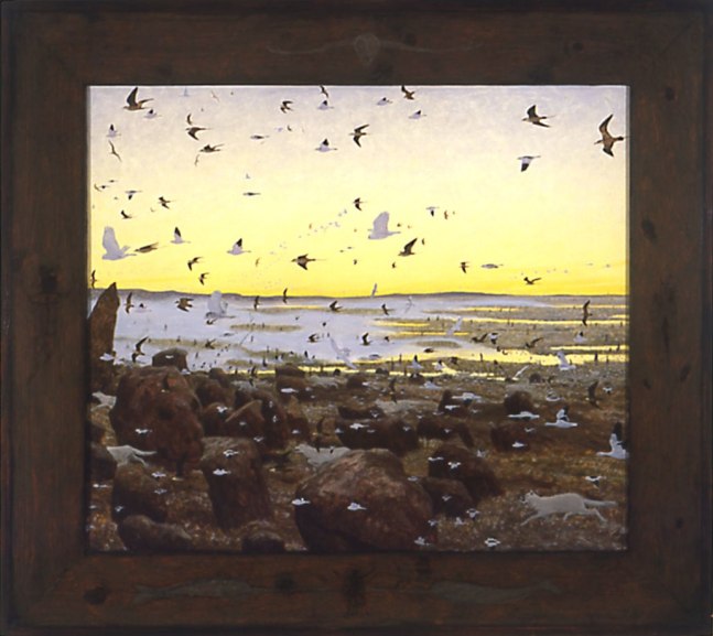 Untitled (Arctic White Painting),&amp;nbsp;2005, oil on canvas, 30 x 33 1/4 inches