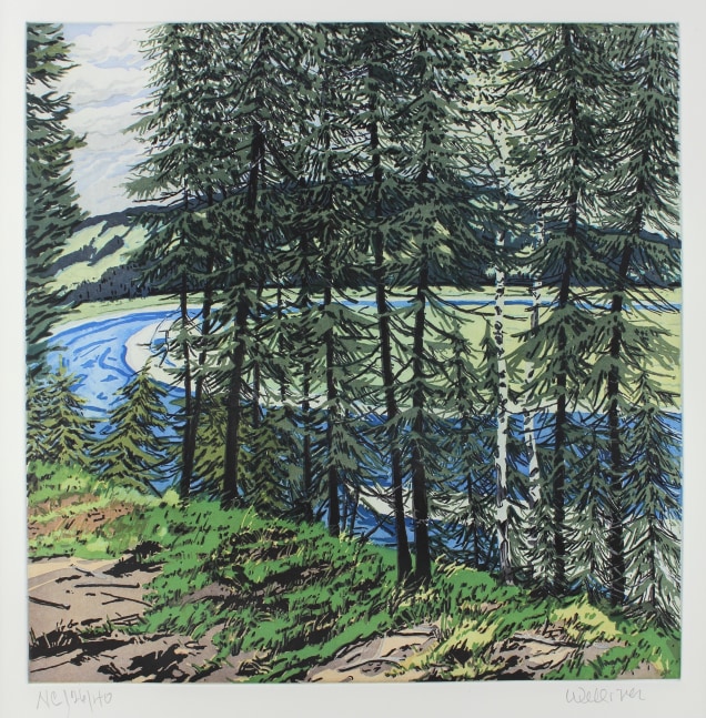 Neil Welliver - Selected Works - Exhibitions - Alexandre Gallery