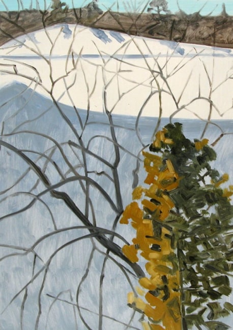 Across the Pond, 2004, oil on Masonite, 19 x 16 inches