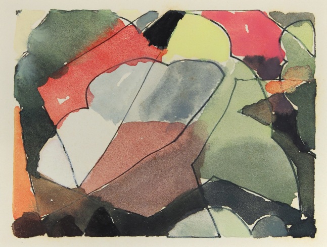 Untitled [5-30-42], 1942, watercolor and ink on paper, 3 x 4 inches.&amp;nbsp;Terry Dintenfass, Inc., New York.