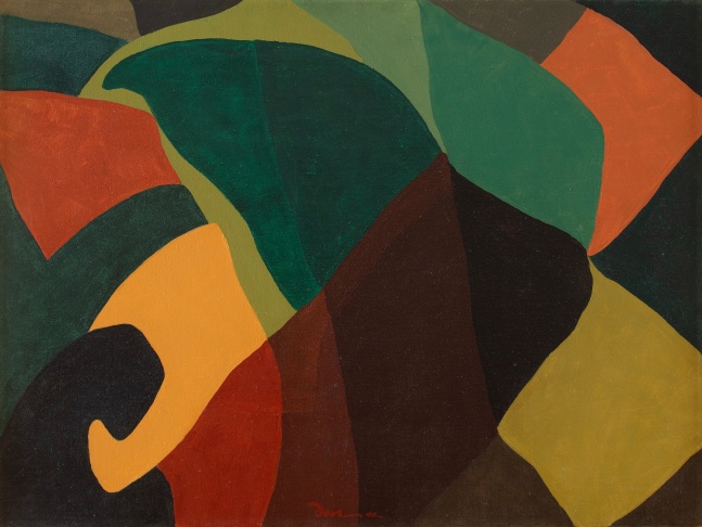 Formation II, 1942, oil on canvas, 24 x 32 inches. Private Collection.