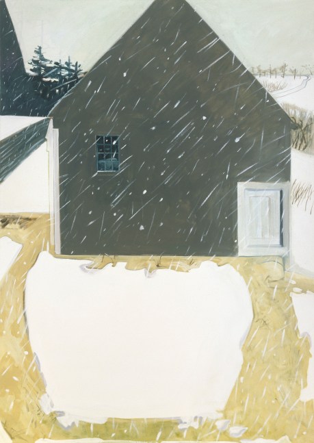 Snow Patterns, 1985, oil on linen, 56 x 40 inches