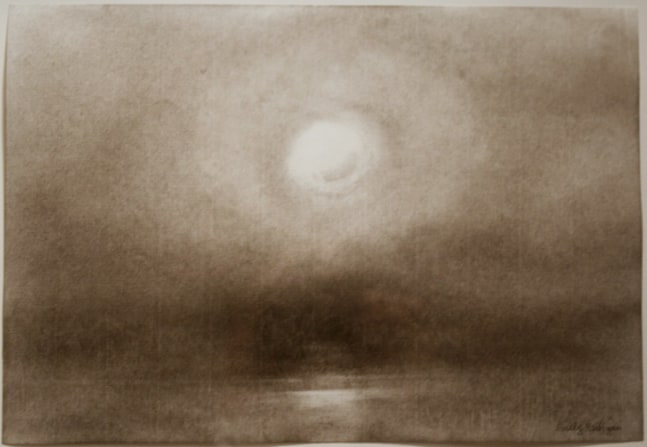 Emily Nelligan,&amp;nbsp;26 Sept 07,&amp;nbsp;2007, charcoal on paper, 7 1/2 x 10 1/2 inches