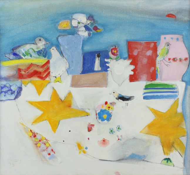 Sundown, 1973, oil on canvas, 25 1/2 x 27 5/8 inches