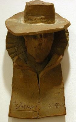 Safari, 2006, terracota, 9 1/2 inches high