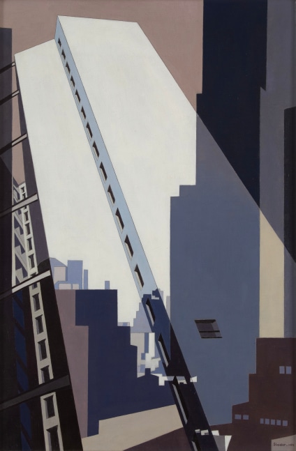 Convergence, 1952, graphite and oil on canvas, 24 1/4 x 16 inches