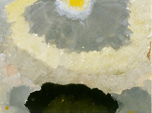 Untitled 8-14-43, 1943, gouache on paper, 3 x 4 inches