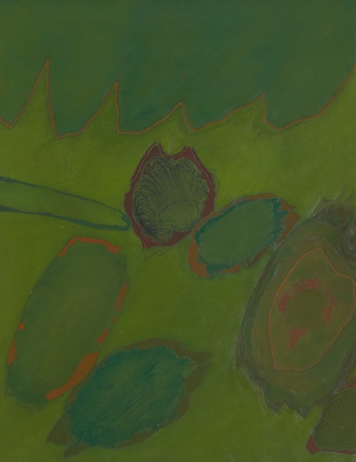Untitled, 1962, gouache and graphite on paper, 24 1/4 x 18 3/4 inches