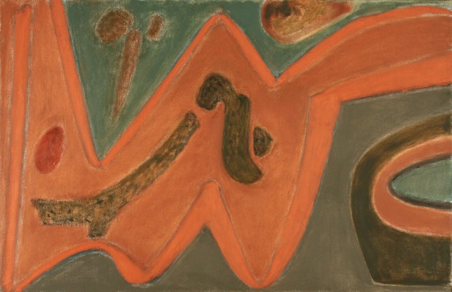 Landscape with Hicus, 2008, oil on canvas, 27 x 34 inches