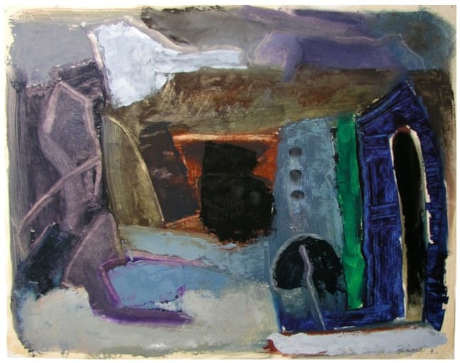Untitled, 1988, oil on paper, 11 x 14 inches