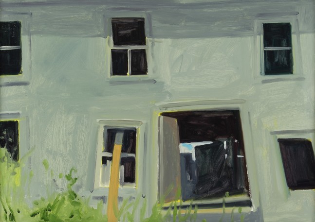 Ruin, 1986, oil on Masonite, 14 x 20 inches