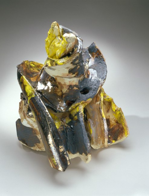 Lynda Benglis, Ojos, 1995-1996, glazed ceramic, 6 1/2 x 14 x 14 inches