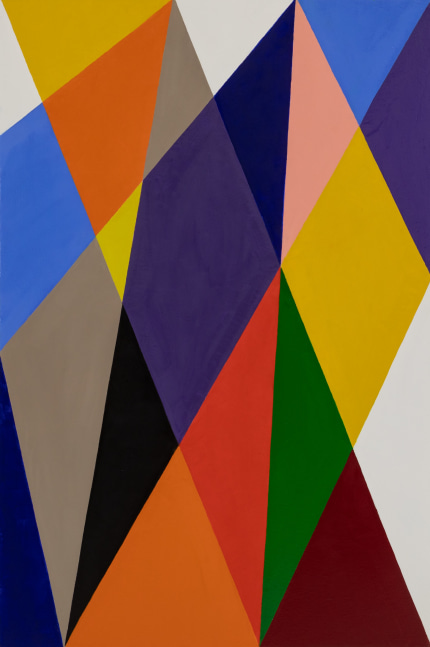 Shining Darkness, 2025, oil and alkyd on canvas, 30 x 20 1/8 inches